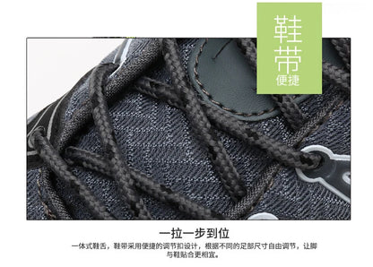 Marken-Wanderschuhe für Herren, atmungsaktive Mesh-Reiseschuhe, wasserdichte Outdoor-Schuhe für Jagd und Angeln, Berg-, Offroad-, Reit- und Sportschuhe