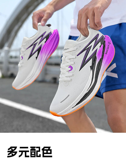 NEUE Laufschuhe mit Carbonplatte für Marathon, Herren, sportlich, atmungsaktiv, leicht, Damen, bequeme rutschfeste Sportsneaker, Casual