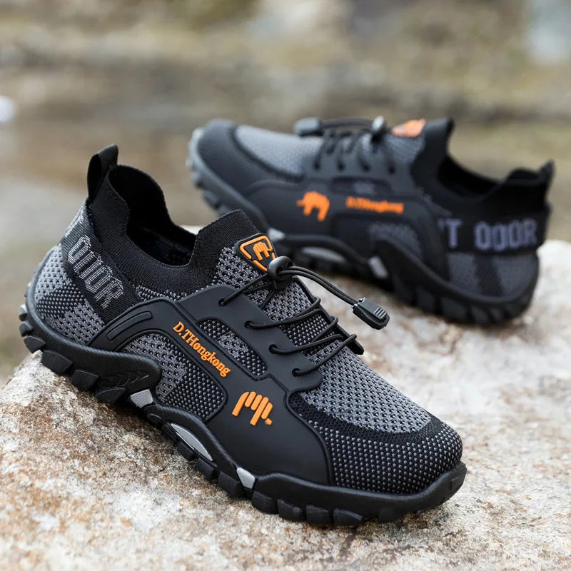 Chaussures décontractées d'été respirantes pour hommes, chaussures de sport pour hommes, confortables et légères, chaussures de sport d'extérieur