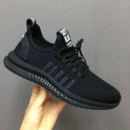 Adidași de modă pentru bărbați, pantofi casual din plasă, pantofi cu șireturi pentru bărbați, pantofi vulcanizați ușori, adidași de plimbare, Zapatillas Hombre