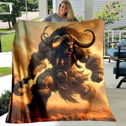 3D World of Warcraft pattern printed blanket bedroom living room home decor picnic blanket child room bed blankets birthday gift