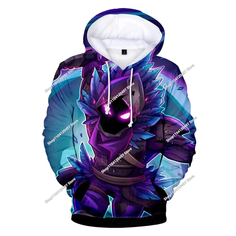 Sudaderas con capucha para niños y niñas Fortnite, sudadera infantil 3D, Battle Royale, sudaderas para hombre, moda de otoño, ropa infantil