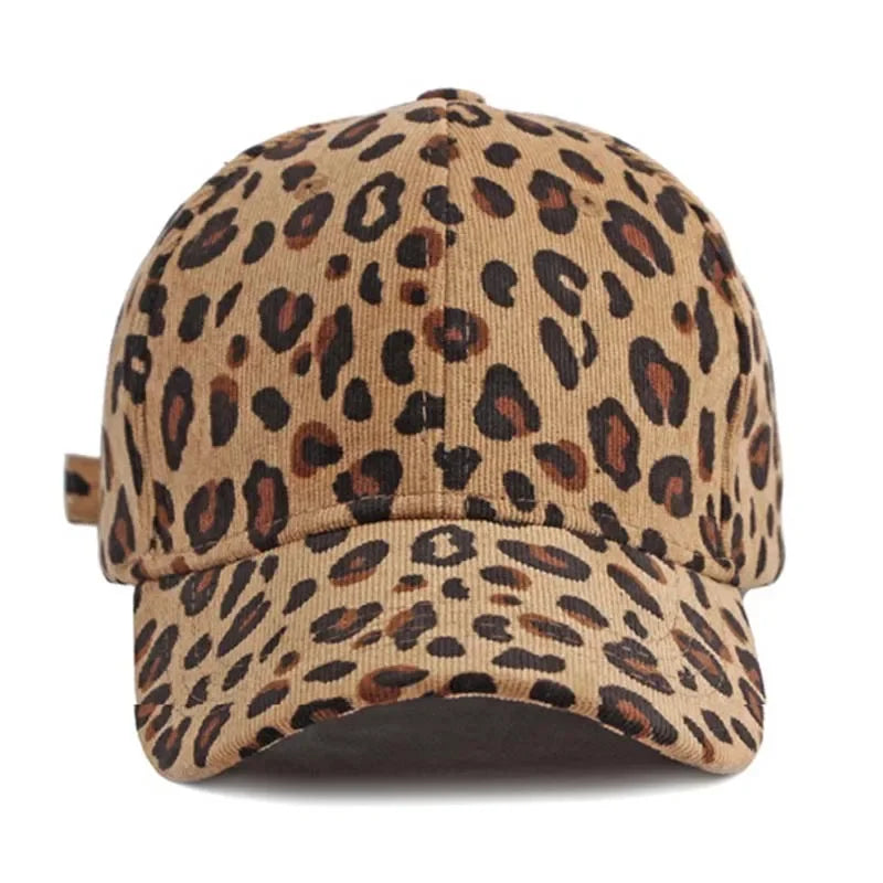 Wholesale NewFashion Spring Summer Unisex Leopard Print Baseball Caps Spring Autumn Outdoor Adjustable Casual Hats Sunscreen Hat