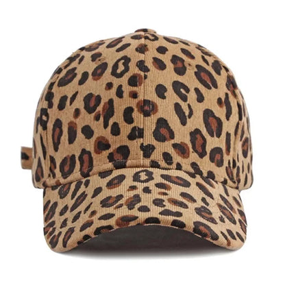 Wholesale NewFashion Spring Summer Unisex Leopard Print Baseball Caps Spring Autumn Outdoor Adjustable Casual Hats Sunscreen Hat