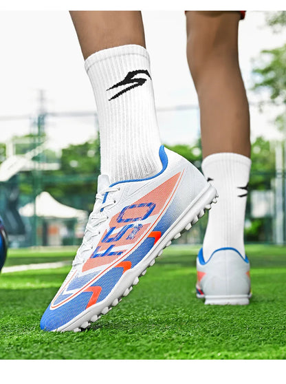 Nouvelles Chaussures de Football de Qualité pour Hommes Antidérapantes, Crampons de Football Ultralégers TF/FG pour Garçons