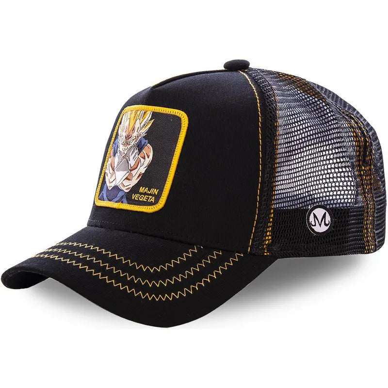 Dragon Ball Styles Anime Son Goku Βαμβακερό Νέο Καπέλο Μπέιζμπολ Άνδρες Γυναίκες Hip Hop Πατέρας Ρυθμιζόμενο Καπέλο από Πλέγμα Καπέλο Trucker