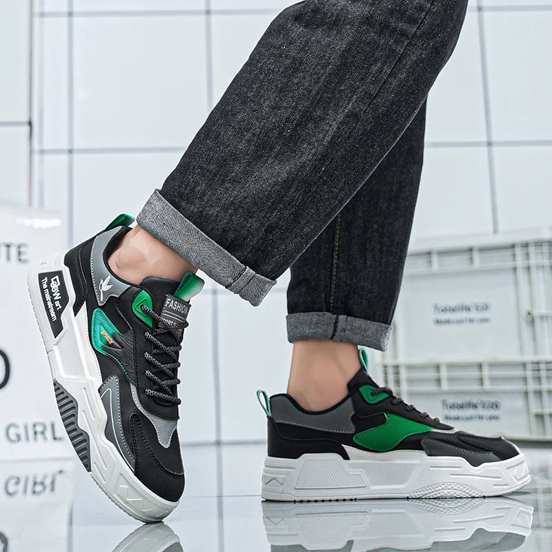 Men's skate shoes, casual sports shoes, men's street fashion casual shoes, light, comfortable, versatile and suitable for all se
