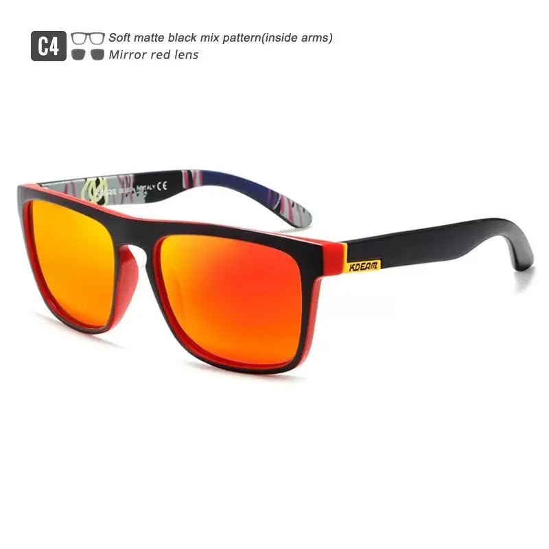 Outdoor Sport Square Myopia Lens Prescription Sunglasses Men Polarized Driving Anti-Glare Myopes Lunettes 0 -0.5 -0.75 Hoz -6.0