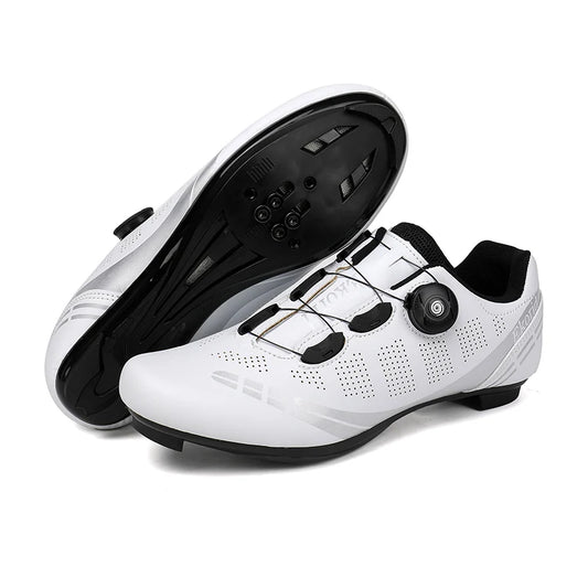 Men Cycling Shoes Road Bikes Women Racing Competition Self-Locking Speed Cycling Sports Shoes Women Spd Cleats Cycling Shoes
