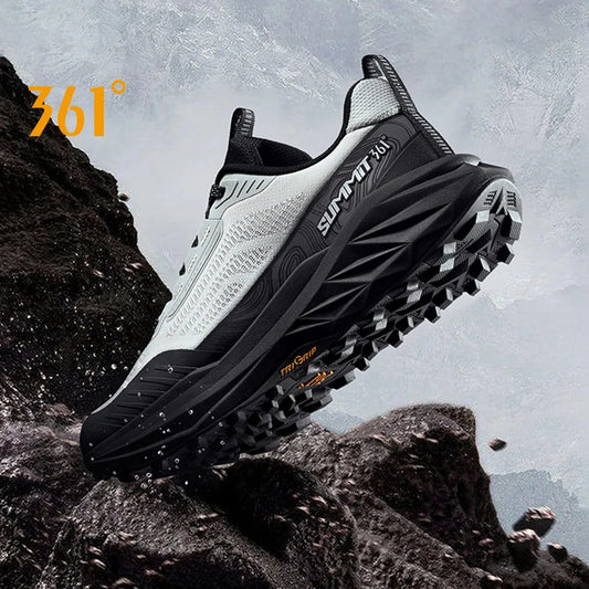 361 Degrees Yushan 3.0 Men Running Shoes Hiking Cushioning Flexible Breathable Non-slip Outdoor Jogging Male Sneakers 672532214