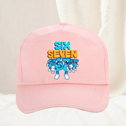 „Meme 67 Six Seven 6 7 Italian Brainrot“ beisbolo kepurė vyrams, „Trucker Hat“, pavasarinė, kasdieninė, lauko, sporto salės, saulės skydelis, „Snapback“ kepurė