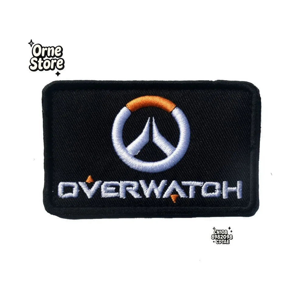 Patch autocolant brodat Overwatch D.Va Magic Arm pentru cosplay, rucsac și îmbrăcăminte, decal decorativ, merchandise pentru fani, cadouri