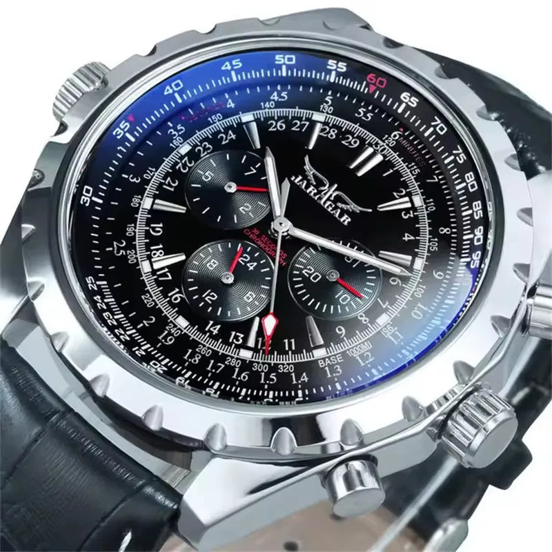 JARAGAR 212 Men’s Automatic Mechanical Watch – Fashion, Business, Luxury, Week Calendar – Men’s Watch – Premium Gift – Reloj Hombre