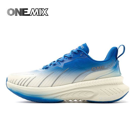 ONEMIX Bumper Elit Racing Running Shoes Cushion Stable Sport Shoes Light Anti-Slip Wearable Walking Sneakers Spring Jogging