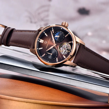 Pagani Design men’s watch, new model, luxury automatic mechanical watch, 41 mm, stainless steel, water-resistant to 10 bar, ‘racer’ style