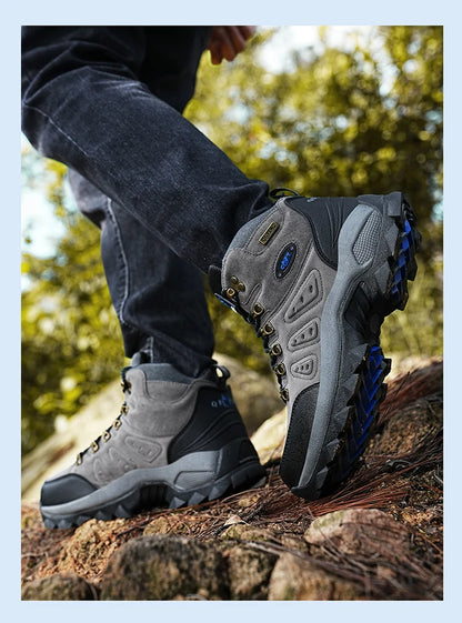 36-48 automne hiver hommes femmes bottines en cuir chaussures tactiques nouveau Plus anti-dérapant classique marche chaussures été randonnée
