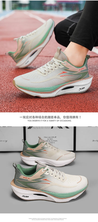 NEUE Laufschuhe mit Carbonplatte für Marathon, Herren, sportlich, atmungsaktiv, leicht, Damen, bequeme rutschfeste Sportsneaker, Casual