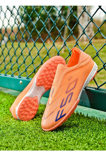 Nouvelles chaussures de football pour hommes, chaussures de futsal d'intérieur antidérapantes, crampons de match de haute qualité, chaussures de football, baskets, chaussures montantes pour terrain gazonné et extérieur