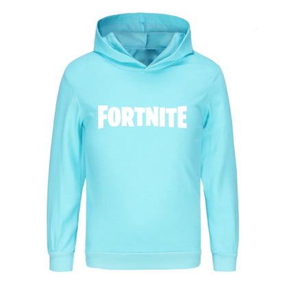 Vaikiškas Fortnite kūdikiškas animacinio stiliaus džemperis su gobtuvu, unisex, berniukams, ilgomis rankovėmis, jaunimui, mergaitėms, laisvalaikio paltukai 1354
