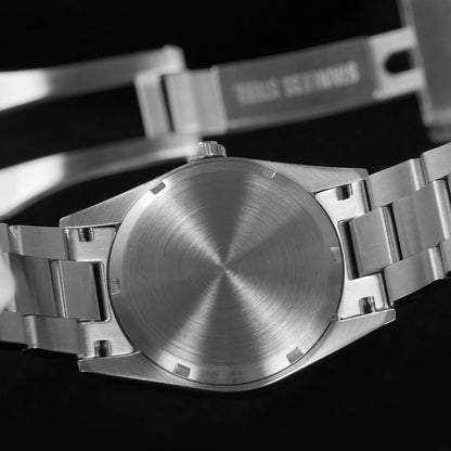 Watchdives WD1016 V3 kvarc karóra, 37 mm-es rozsdamentes acél tok, zafírüveg, vintage stílusú karóra, VH31 Sweep mozgás, 100 m vízálló férfi karóra