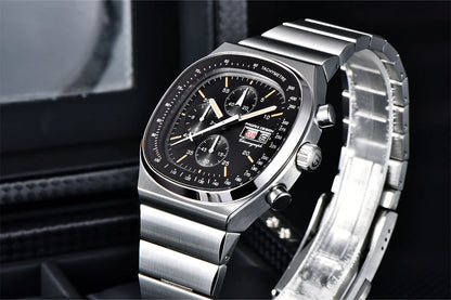 PAGANI DESIGN Új PD1819 férfi kvarc karóra, 40 mm, zafírüveg, rozsdamentes acél, vízálló, világító C3 kronográf reloj hombre