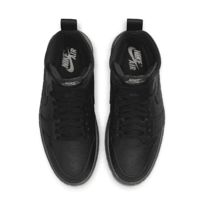 Nike Jordan Air Jordan 1 Brooklyn: Botas de cano curto para mulher, simples, macias, antiderrapantes, resistentes e leves, com biqueira arredondada, pretas FJ5737-001