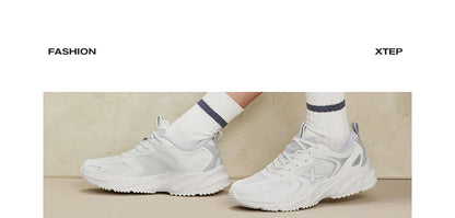 Zapatillas casuales Xtep para hombre, calzado deportivo de verano resistente, con cordones, antideslizante y resistente al desgaste para exteriores 876219320026
