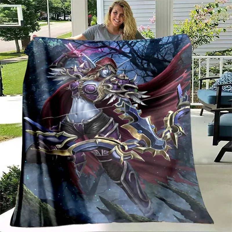 3D World of Warcraft pattern printed blanket bedroom living room home decor picnic blanket child room bed blankets birthday gift