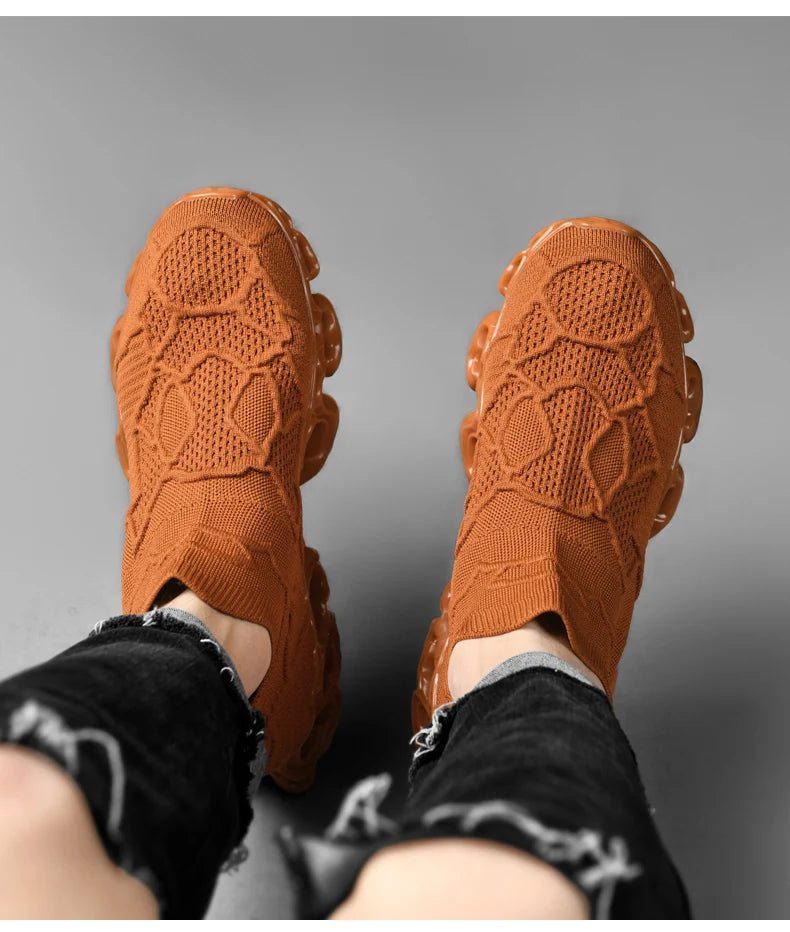 chaussure homme Baskets blanches de luxe pour hommes, chaussures de course décontractées, mocassins à la mode