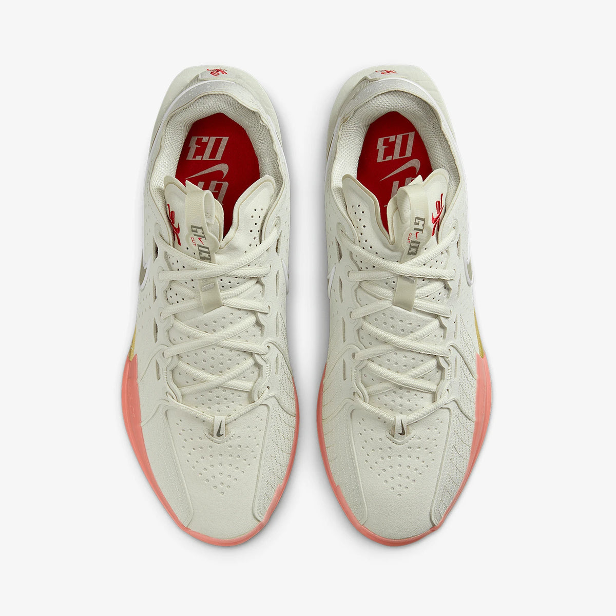 Nike Official Authentic G.T. CUT 3 Men's Breathable Lightweight Basketball Shoes DV2918-005
