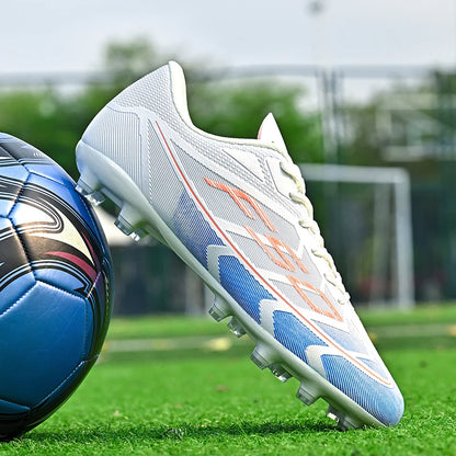 Nouvelles chaussures de football pour hommes, chaussures de futsal à cheville haute, respirantes, antidérapantes, de haute qualité, ultralégères, chaussures de sport, chaussures de match en plein air