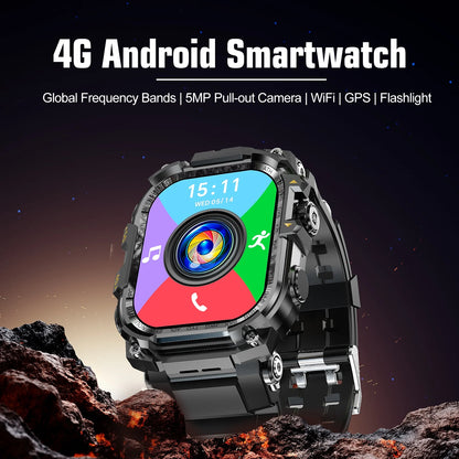 APPLLP 7 MAX Smartwatch 4G SIM Full Network Android OS GPS WiFi 2.06-inch Rotating Camera 32GB RAM 256GB Storage Latest Model
