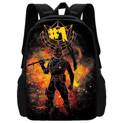 Stylové dětské batohy FortniteS pro kluky i holky, studentský dárek k narozeninám, unisex školní tašky a odolný kempingový batoh