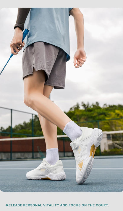 Badmintonschoenen voor heren, trainingssportschoenen voor binnen en buiten, antislip, slijtvast, mesh, ademend, tafeltennisschoenen