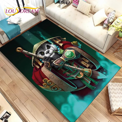 World of Warcraft,WOW ,Game Gamer Area Rug,Carpet Rug for Living Room Bedroom Sofa Doormat Decoration, Kid Non-slip Floor Mat 3D