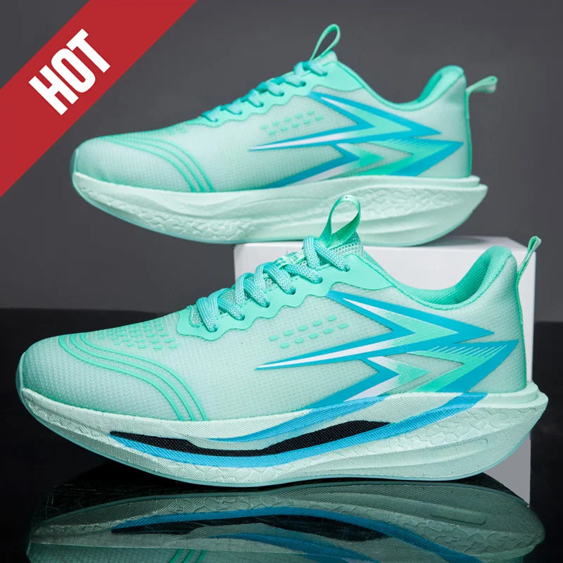 NEUE Laufschuhe mit Carbonplatte für Marathon, Herren, sportlich, atmungsaktiv, leicht, Damen, bequeme rutschfeste Sportsneaker, Casual