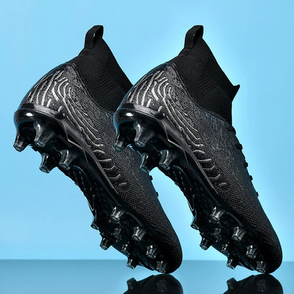 Chaussures de football professionnelles pour hommes/femmes, antidérapantes, à crampons FG, respirantes, pour l'entraînement