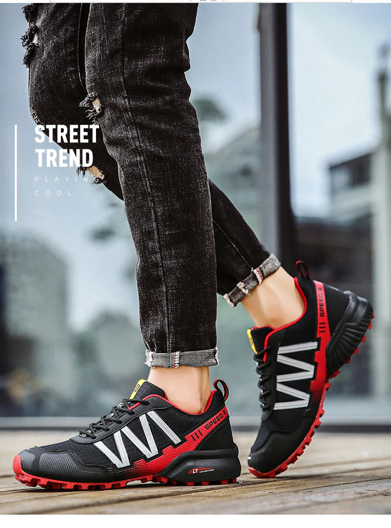 Waterproof Men and Women Cycling Shoes MTB Bike Riding Shoes Motorcycle Shoes Bicycle Shoes Hiking Sneakers for Men