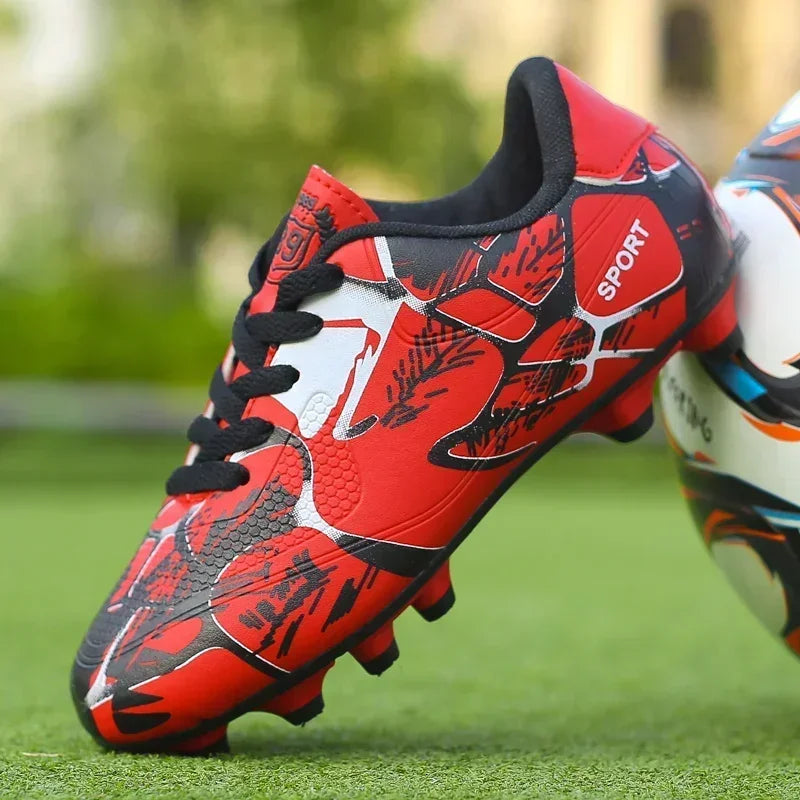 New Men's Kids Professional Soccer Shoes Boys Cleats Non-Slip Grass Football Boots Adult Ultralight Training Shoes Drop Shipping