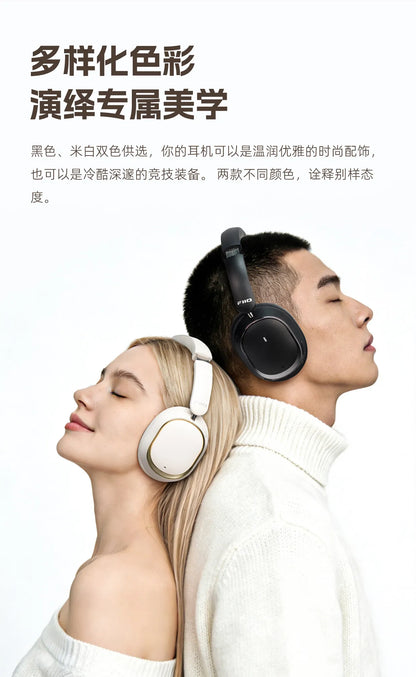 Cuffie over-ear wireless Bluetooth ANC FiiO EH13 – Headset gaming HiFi LDAC con cancellazione del rumore, bassi profondi e lunga autonomia della batteria