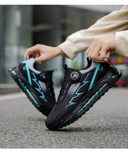 Scarpe da running da uomo primavera/estate, scarpe da trekking outdoor resistenti all’usura con chiusura BOA, stile sportivo e casual traspirante