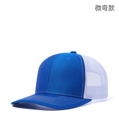 Czapki z daszkiem typu „trucker” w 38 kolorach, na świeżym powietrzu, z zatrzaskiem, czapki typu „dad hat”, hip-hopowe, męskie, damskie, regulowane, dla chłopców i dziewcząt, czapki baseballowe