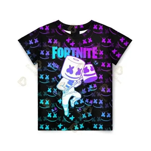Battle Royale T-shirt Fortnite Victory T Shirt Kids Tops Girls Boys Clothes Harajuku Tees Children 3D 2025 NEW DESIGN
