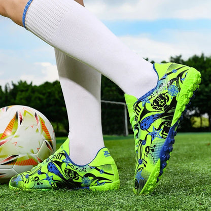 Nouvelles chaussures de football pour hommes et garçons, chaussures de football originales TF/AG, chaussures de football professionnelles pour terrain intérieur, crampons de football, baskets antidérapantes.