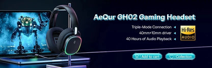 Baseus Bass EH10 NC Wireless Headphones Bluetooth 6.0 Noise Canceling 45dB Over Ear Headset Spatial Audio Earphone 80H Time