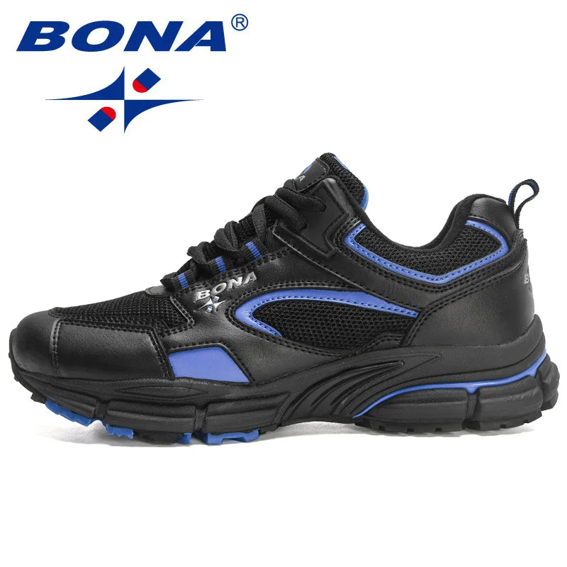 BONA new designers running shoes breathable outdoor sports shoes women lightweight sneakers ladies comfort athletic shoes