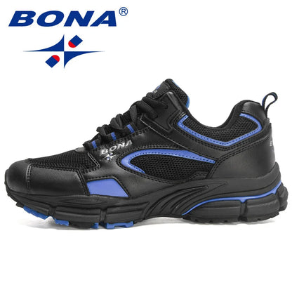 BONA new designers running shoes breathable outdoor sports shoes women lightweight sneakers ladies comfort athletic shoes
