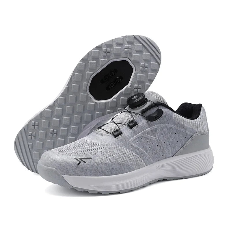 Cycling Sneakers MTB Men's Sports Dirt Bike Shoes SPD Pedal Mountain Bicycle Footwear Speed Racing Flat Off-Road Cycling Shoes