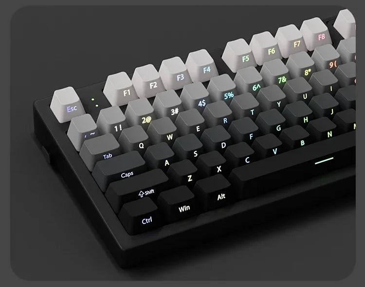 2025 Original Daylight Keycaps PTB Translucent, Side-engraved Oem 136 Keys, Customized To Fit 60/84/98/108 Mechanical Keyboards.