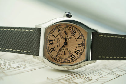 FARASUTE 36 mm-es luxus retro férfi kvarcóra VH64 szerkezetű, rozsdamentes acélból készült sportos divatóra zafírüveggel, vízálló Relogio